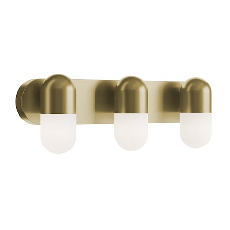 Afx Irvine LED Vanity 24'', Light Antique Brass IRVV2406LAJUDLB
